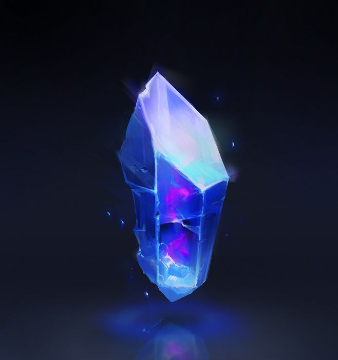 blue crystal